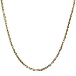 Chaîne d'occasion or 750 jaune maille forçat 53 cm