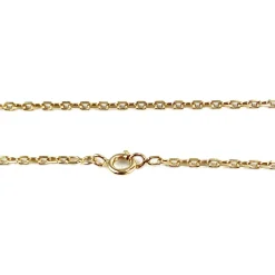 Chaîne d'occasion or 750 jaune maille forçat 53 cm