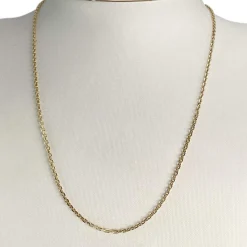 Chaîne d'occasion or 750 jaune maille forçat 53 cm