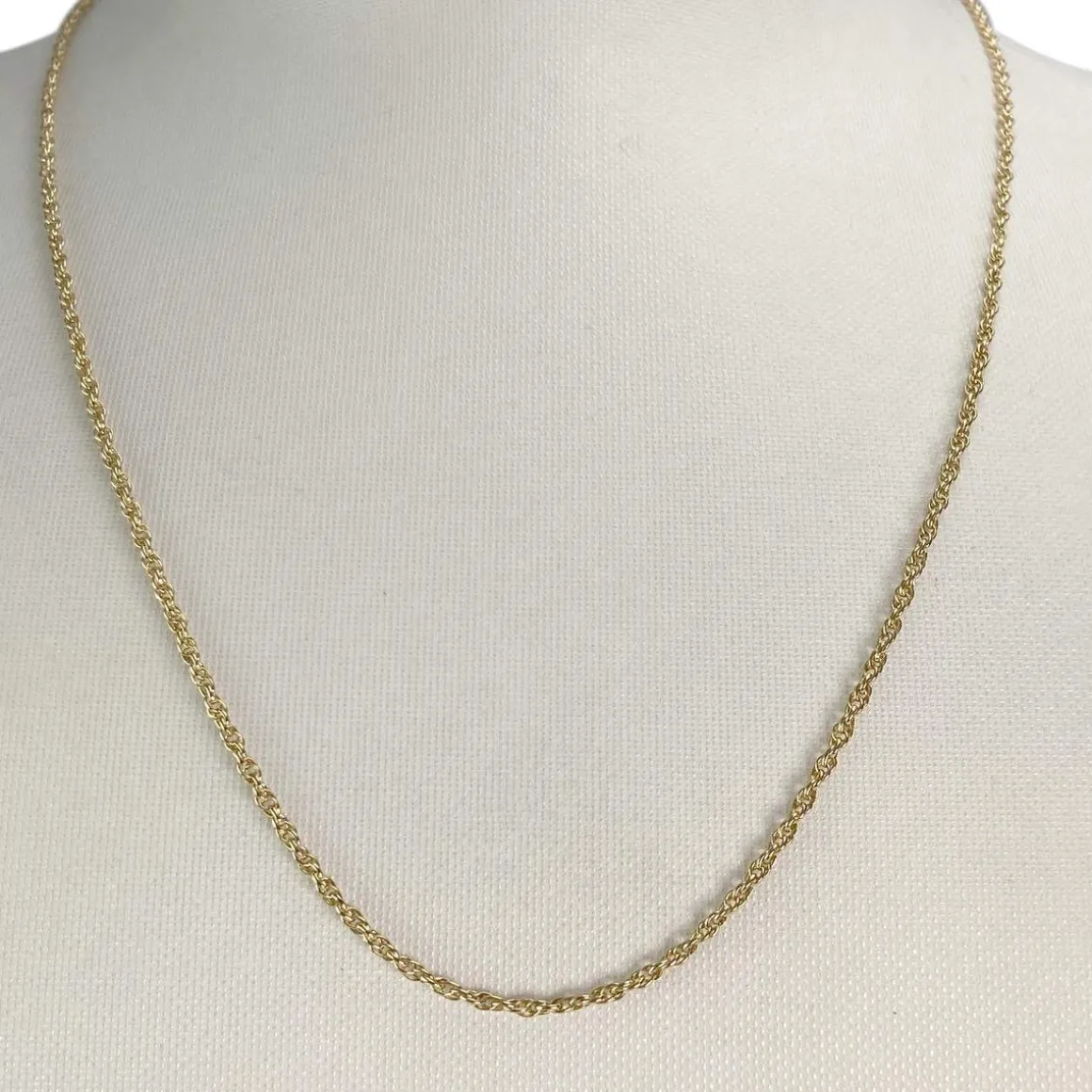 Chaîne d'occasion or 750 jaune maille fantaisie 47 cm