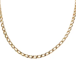 Chaîne d'occasion or 750 jaune maille gourmette 71 cm