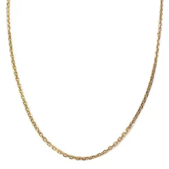 Chaîne d'occasion or 750 jaune maille forçat 51 cm