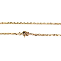 Chaîne d'occasion or 750 jaune maille forçat 51 cm