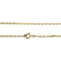 Chaîne d'occasion or 750 jaune maille forçat 50.5 cm