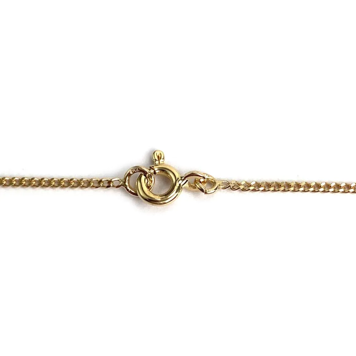Chaîne d'occasion or 750 jaune maille gourmette 41 cm
