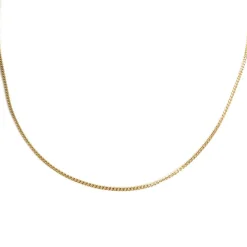 Chaîne d'occasion or 750 jaune maille gourmette 41 cm