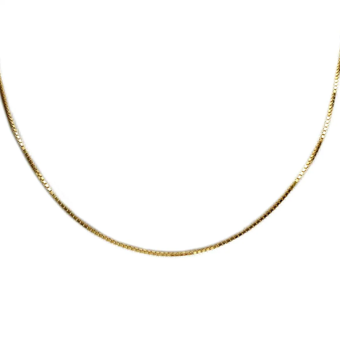 Chaîne d'occasion or 750 jaune maille venitienne 40 cm