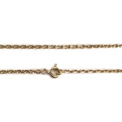 Chaîne d'occasion or 750 jaune, maille forçat 51 cm