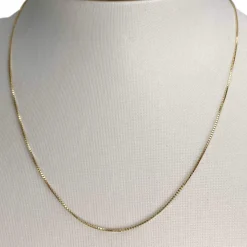 Chaîne d'occasion or 750 jaune maille venitienne 42 cm