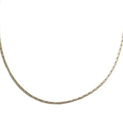 Chaîne d'occasion or 750 jaune maille cheval 42.50 cm