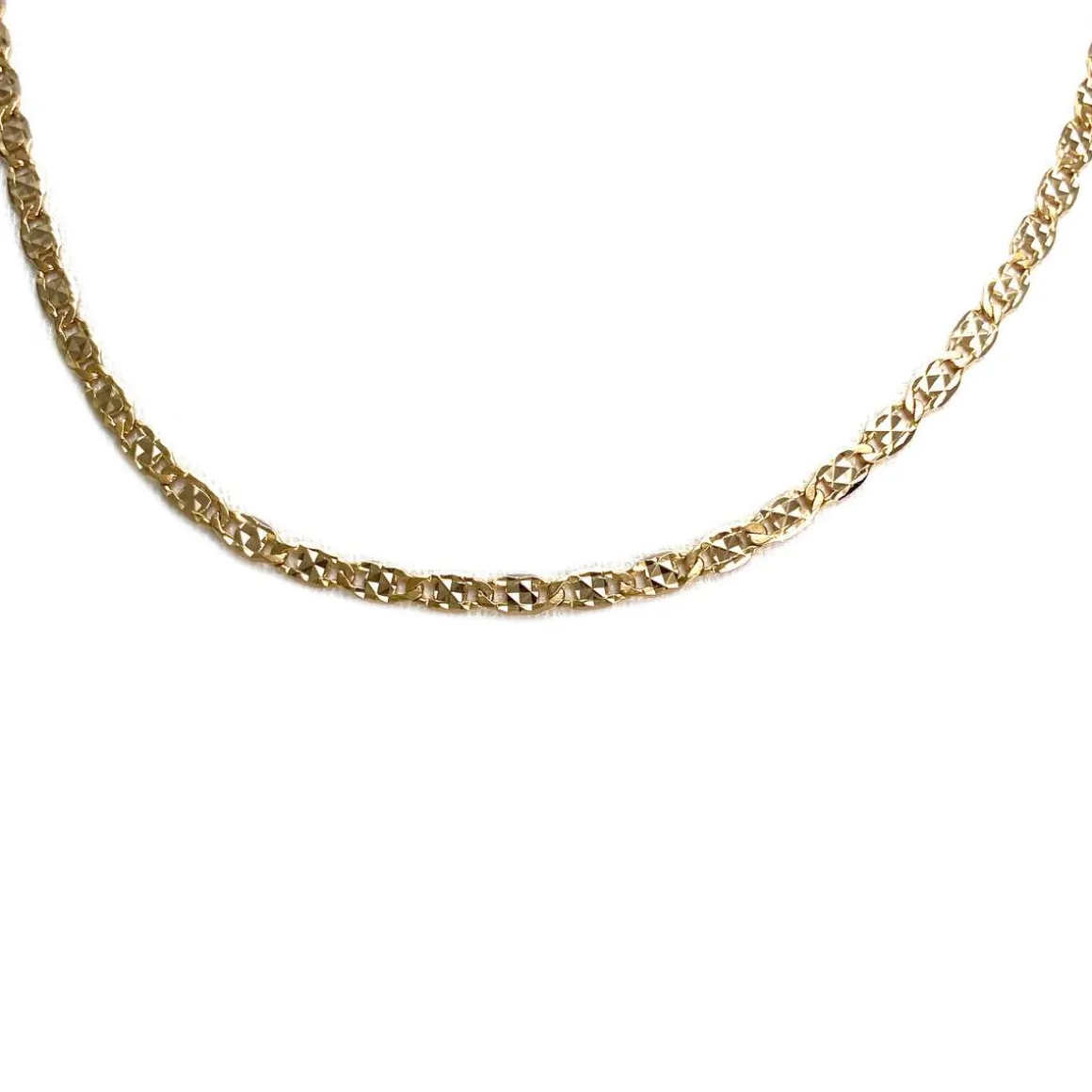 Chaîne d'occasion or 750 jaune maille fantaisie 40.5 cm