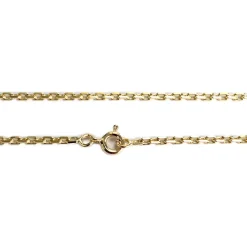 Chaîne d'occasion or 750 jaune maille forçat 40.5 cm