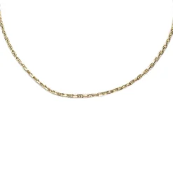 Chaîne d'occasion or 750 jaune maille marine 40.5 cm