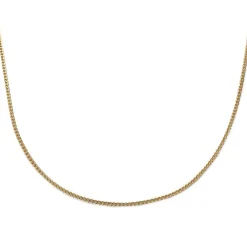Chaîne d'occasion or 750 jaune maille gourmette 40.5 cm