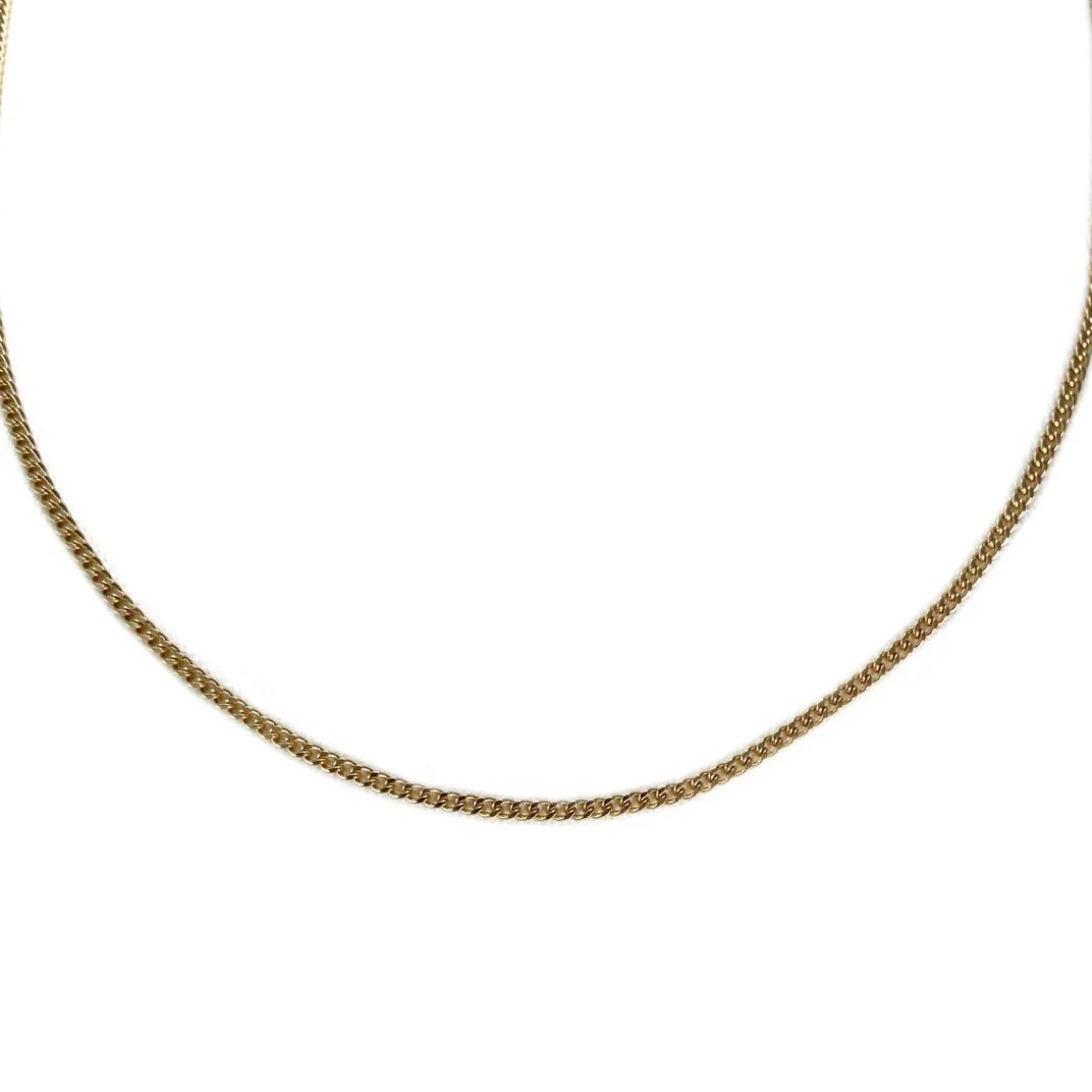 Chaîne d'occasion or 750 jaune maille forçat 41 cm