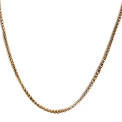 Chaîne d'occasion or 750 rose maille fantaisie 50 cm