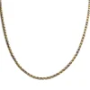 Chaîne d'occasion or 750  2 tons maille jaseron 44.5 cm