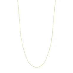 Chaîne or 375 jaune maille forçat 45 cm