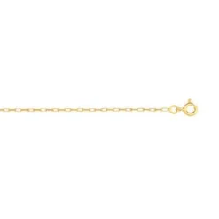 Chaîne or 750 jaune maille forçat 50 cm