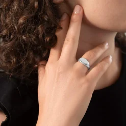 CHEVALIERE argent 925 personnalisble.