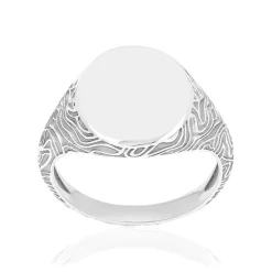 Chevalière argent 925.