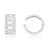 Clip d'oreille earcuff argent 925 style chainage vendu à l'unité