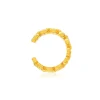 Clip d'oreille earcuff plaqué or jaune, style chainage vendu à l'unité.