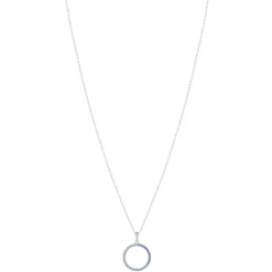 Collier argent 925 et pierres synthétiques 45cm