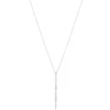 Collier argent 925 et zirconias 45cm