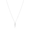 Collier argent 925 et zirconias 45cm