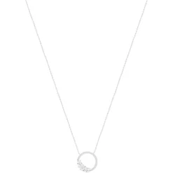 Collier argent 925 et zirconias 45cm
