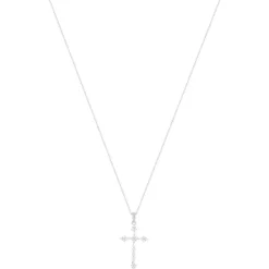 Collier argent 925 et zirconias 45cm