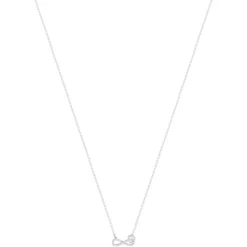 Collier argent 925 et zirconias 45cm