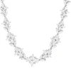 Collier argent 925 et zirconias 40cm
