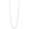 Collier argent 925 et zirconias 80cm