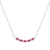 Collier argent 925 et zirconias 45cm