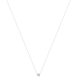 Collier argent 925 et zirconias 45cm