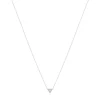 Collier argent 925 et zirconias 45cm