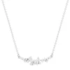 Collier argent 925 et zirconias 45cm