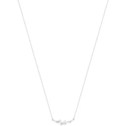 Collier argent 925 et zirconias 45cm
