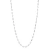 Collier argent 925 maille grain de café 60 cm