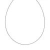 Collier argent 925 maille oméga 42 cm