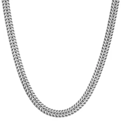 Collier argent 925 maille palmier 50cm