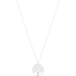 Collier argent 925 motif arbre de vie 45cm