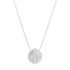 Collier argent 925 nacres rond et zirconias 45cm