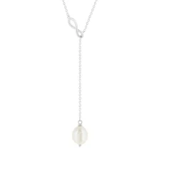 Collier argent 925 perle de Chine 45cm