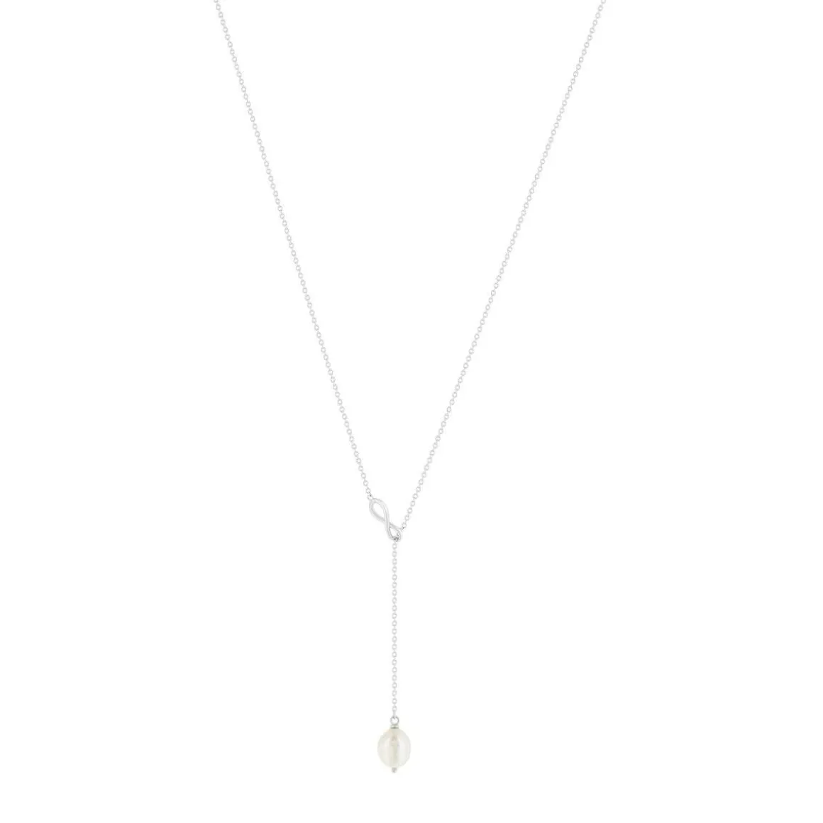 Collier argent 925 perle de Chine 45cm