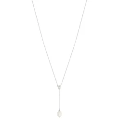 Collier argent 925 perles de Chine 45cm