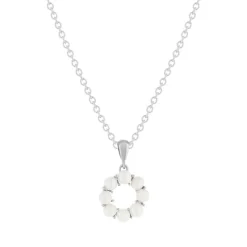 Collier argent 925 perles de Chine 45cm