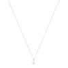 Collier argent 925 étoile 45cm